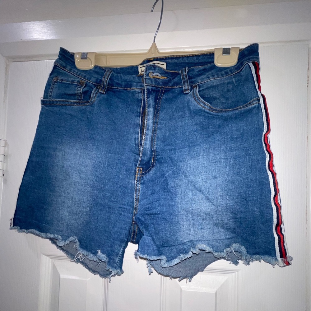 Denim Stretch Shorts